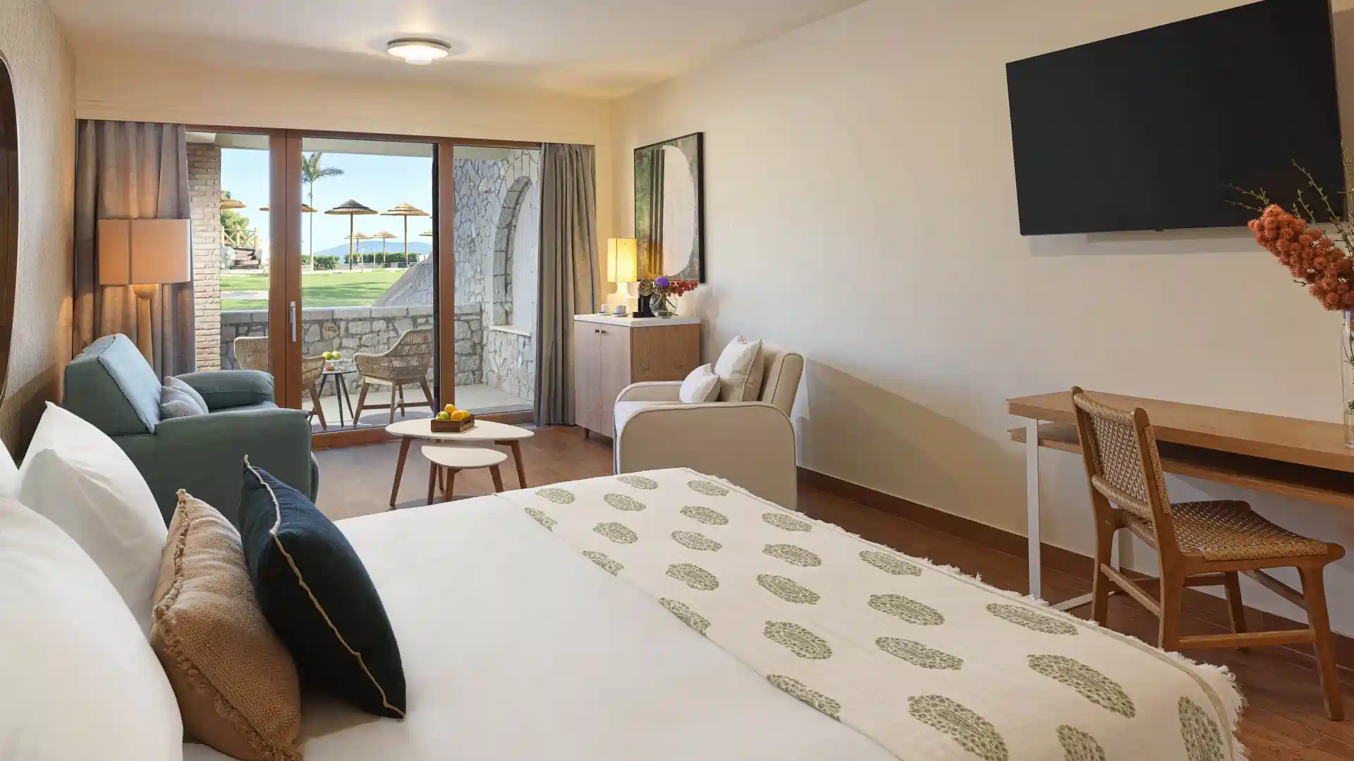 Chambre de Luxe avec vue sur le Jardin ou la Piscine