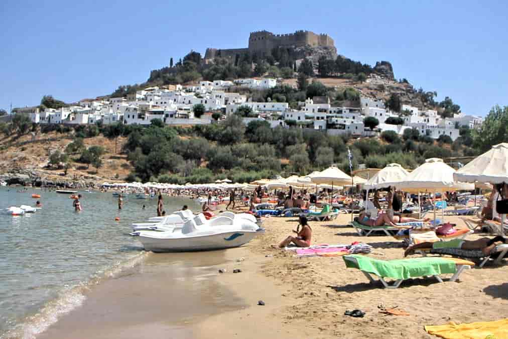 Sortie en bateau vers le village de Lindos