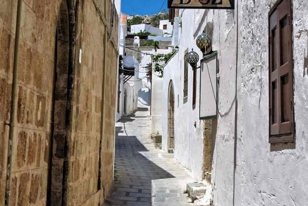 Sortie en bateau vers le village de Lindos