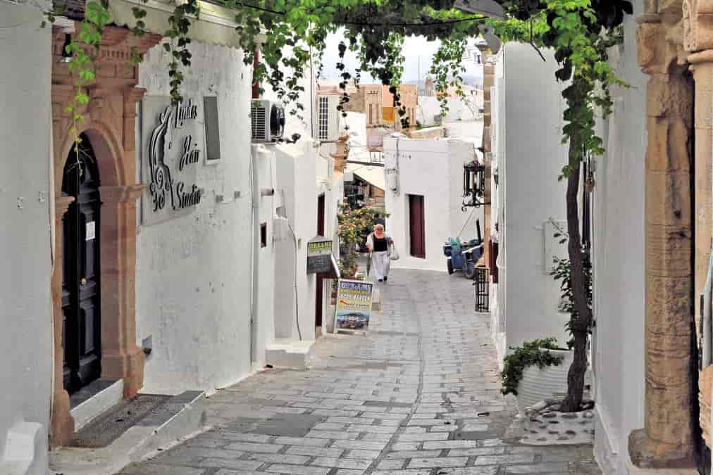 Sortie en bateau vers le village de Lindos